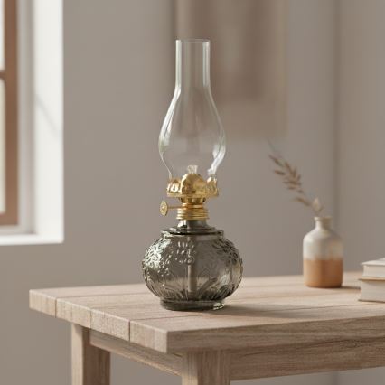 Brilagi - MERLIN Kerosene Lamp, Smoky/Gray