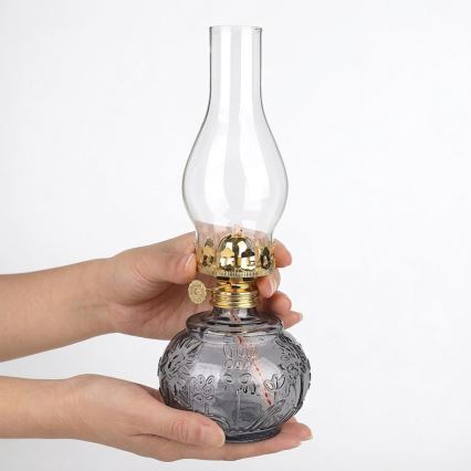 Brilagi - MERLIN Kerosene Lamp, Smoky/Gray