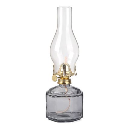 Brilagi - MERLIN Kerosene Lamp, Smoky/Grey