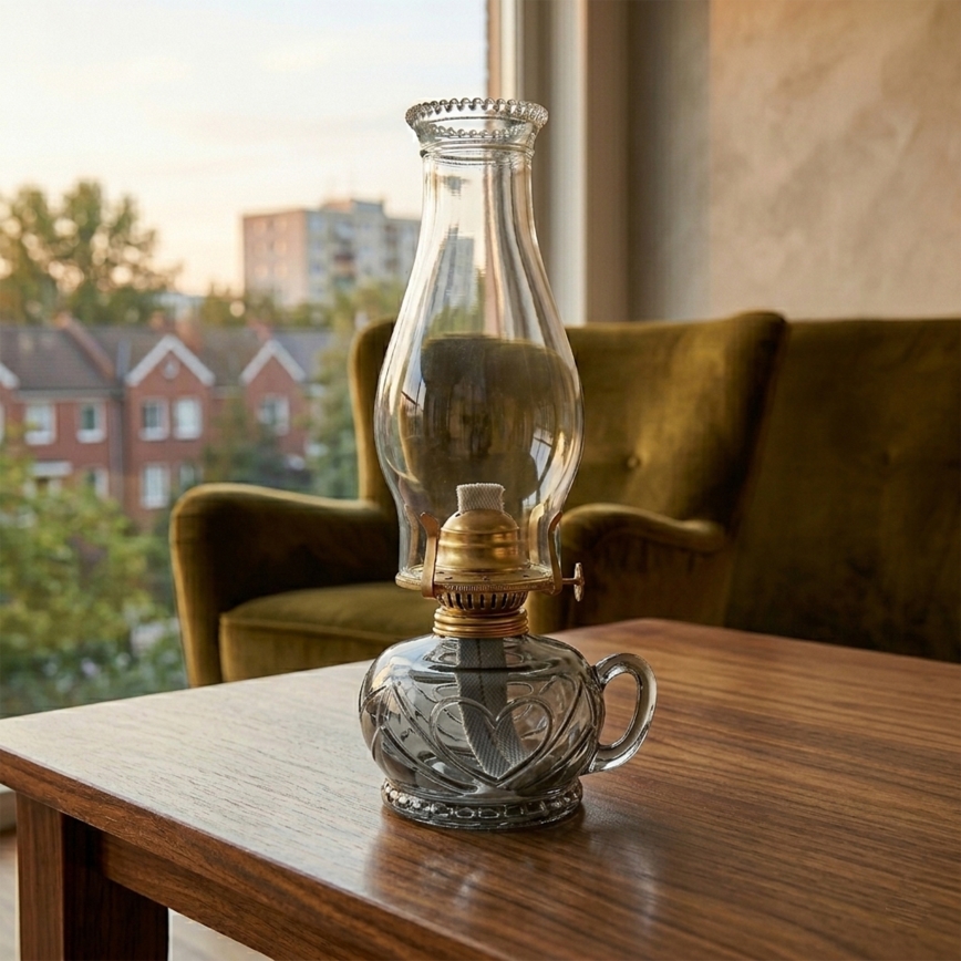 Brilagi - MERLIN Kerosene Lamp Smoky/Grey