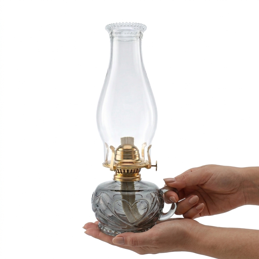 Brilagi - MERLIN Kerosene Lamp Smoky/Grey
