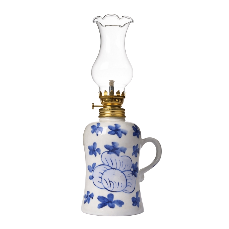 Brilagi - MERLIN Kerosene Lamp, White/Blue