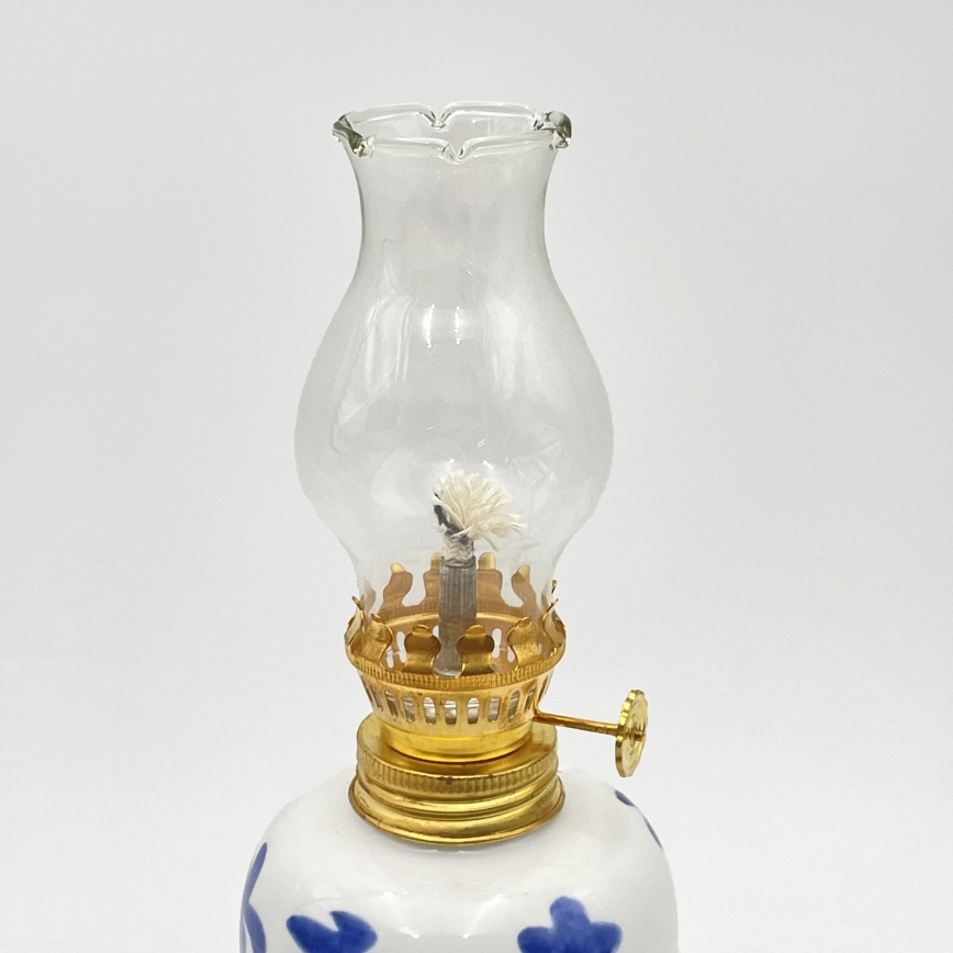 Brilagi - MERLIN Kerosene Lamp, White/Blue
