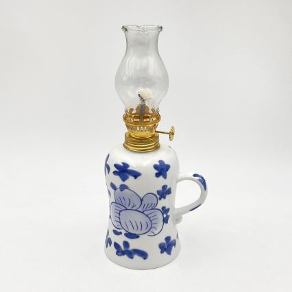 Brilagi - MERLIN Kerosene Lamp, White/Blue