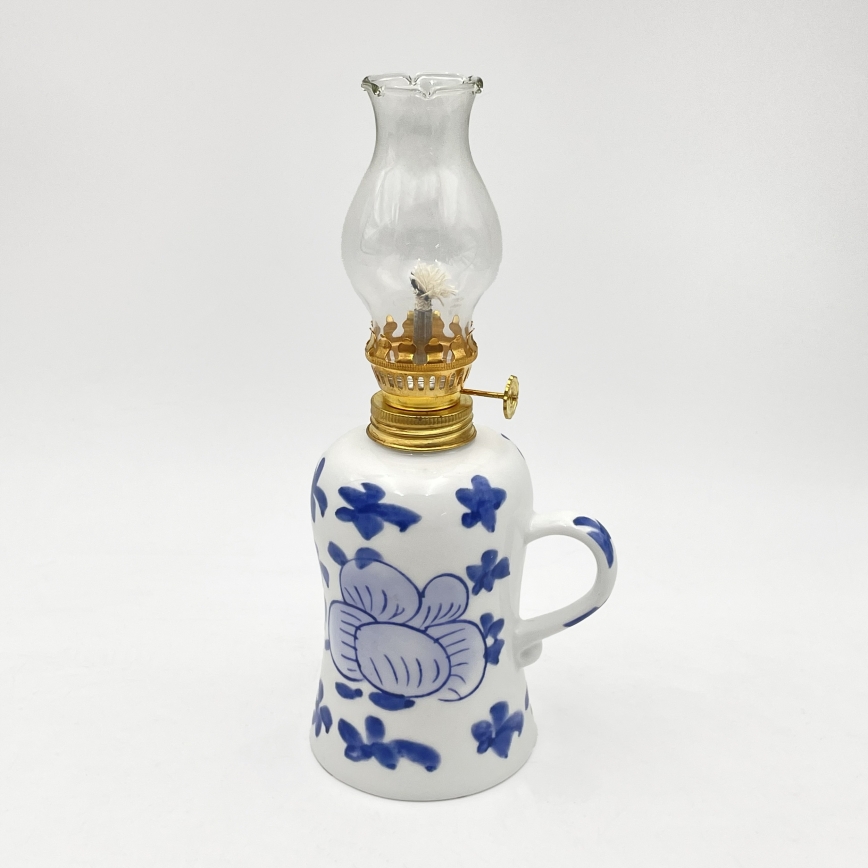 Brilagi - MERLIN Kerosene Lamp, White/Blue