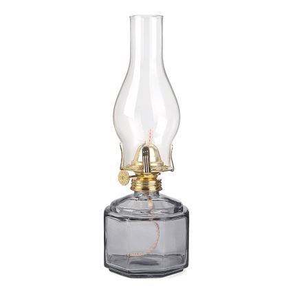 Brilagi - MERLIN Oil Lamp smoky/gray