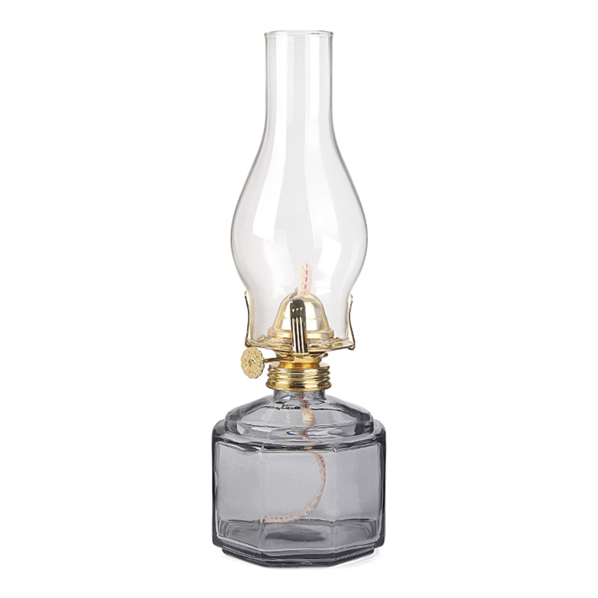 Brilagi - MERLIN Oil Lamp smoky/gray