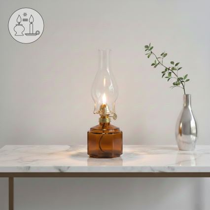 Brilagi - MERLIN Orange Kerosene Lamp