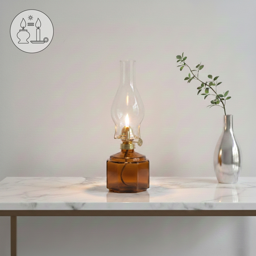 Brilagi - MERLIN Orange Kerosene Lamp