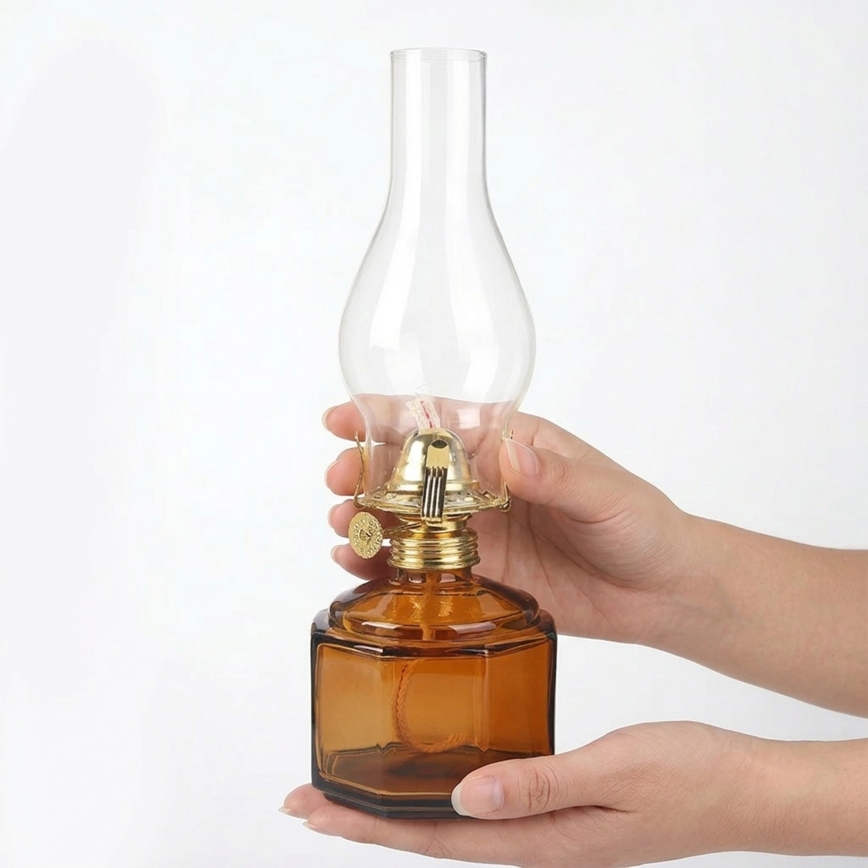 Brilagi - MERLIN Orange Kerosene Lamp