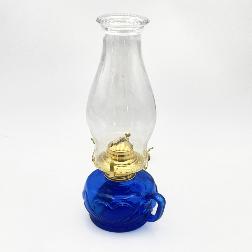 Brilagi - MERLIN Petrol-Blue Kerosene Lamp