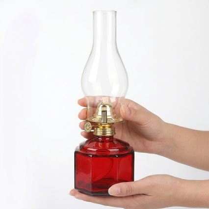Brilagi - MERLIN Red Kerosene Lamp