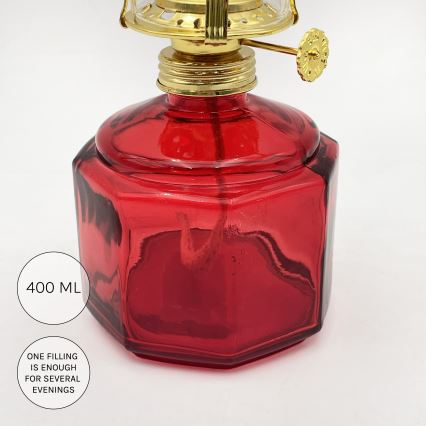 Brilagi - MERLIN Red Kerosene Lamp