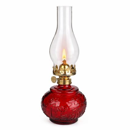 Brilagi - MERLIN Red Kerosene Lamp