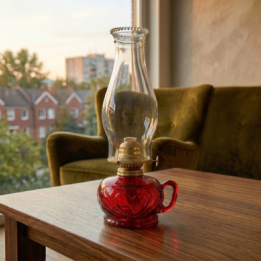 Brilagi - MERLIN Red Kerosene Lamp