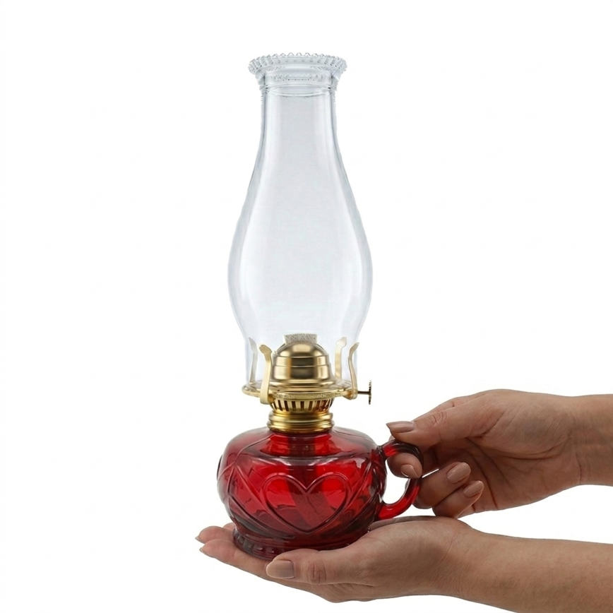 Brilagi - MERLIN Red Kerosene Lamp