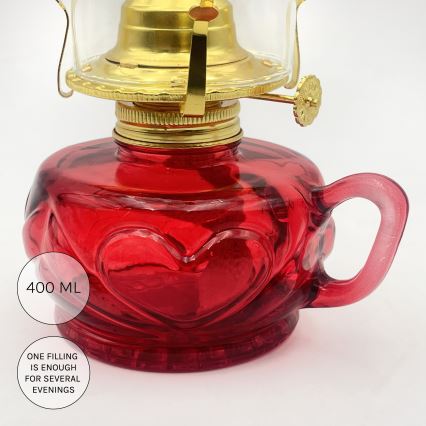 Brilagi - MERLIN Red Kerosene Lamp