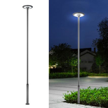 Brilagi - URBAN metal lighting pole, 5 m mast, Ø 58 mm, anthracite