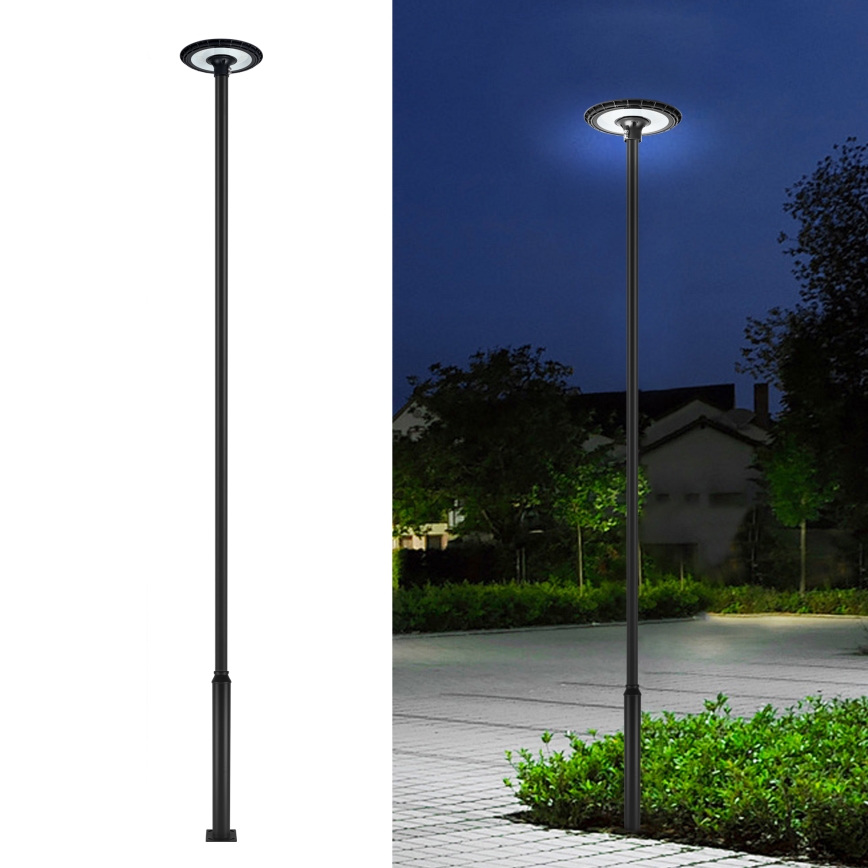 Brilagi - Metal pole for URBAN outdoor lighting mast, 5 m, Ø 58 mm, black