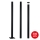 Brilagi - Metal pole for outdoor lighting URBAN 3 m pole d. 58 matte black