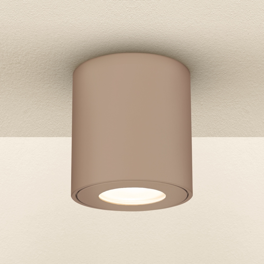Brilagi - MIA Bathroom Spotlight 1xGU10/30W/230V 84x80 mm Beige IP44
