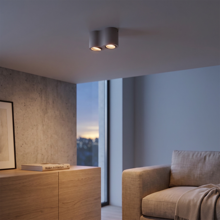 BRILAGI - MIA DOUBLE spotlight 2xGU10/30W/230V beige
