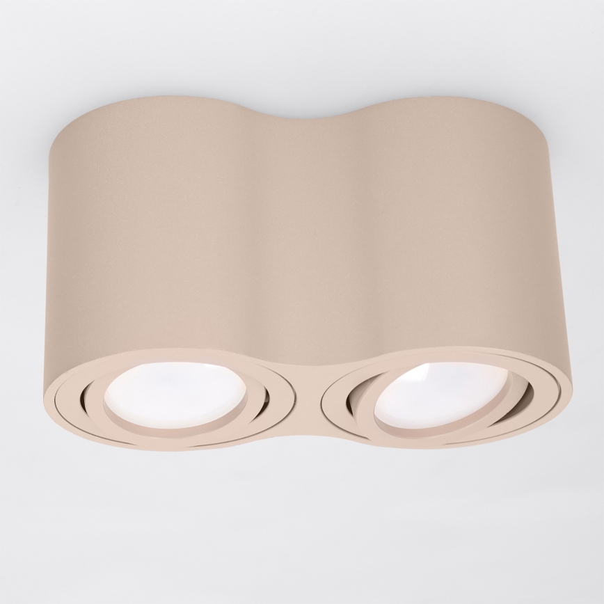 BRILAGI - MIA DOUBLE spotlight 2xGU10/30W/230V beige