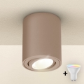 Brilagi - MIA LED RGBW Dimmable GU10 Spotlight 1xGU10/30W/230V 2700-6500K Wi-Fi 100x80 mm Beige