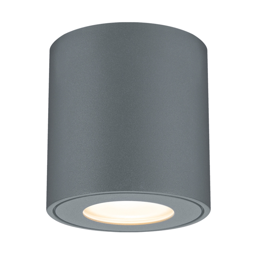 Brilagi - MIA Dimmable LED RGBW Outdoor Fixture 1xGU10/4,8W/230V 3000K 84x80 mm antracite IP54 + remote control