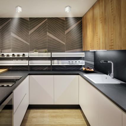 Brilagi - MIA LED RGBW Dimmable Spotlight 1xGU10/30W/230V 2700-6500K Wi-Fi 84x80 mm White