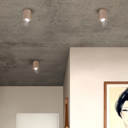 Brilagi - MIA spotlight 1xGU10/30W/230V 100x80 mm beige