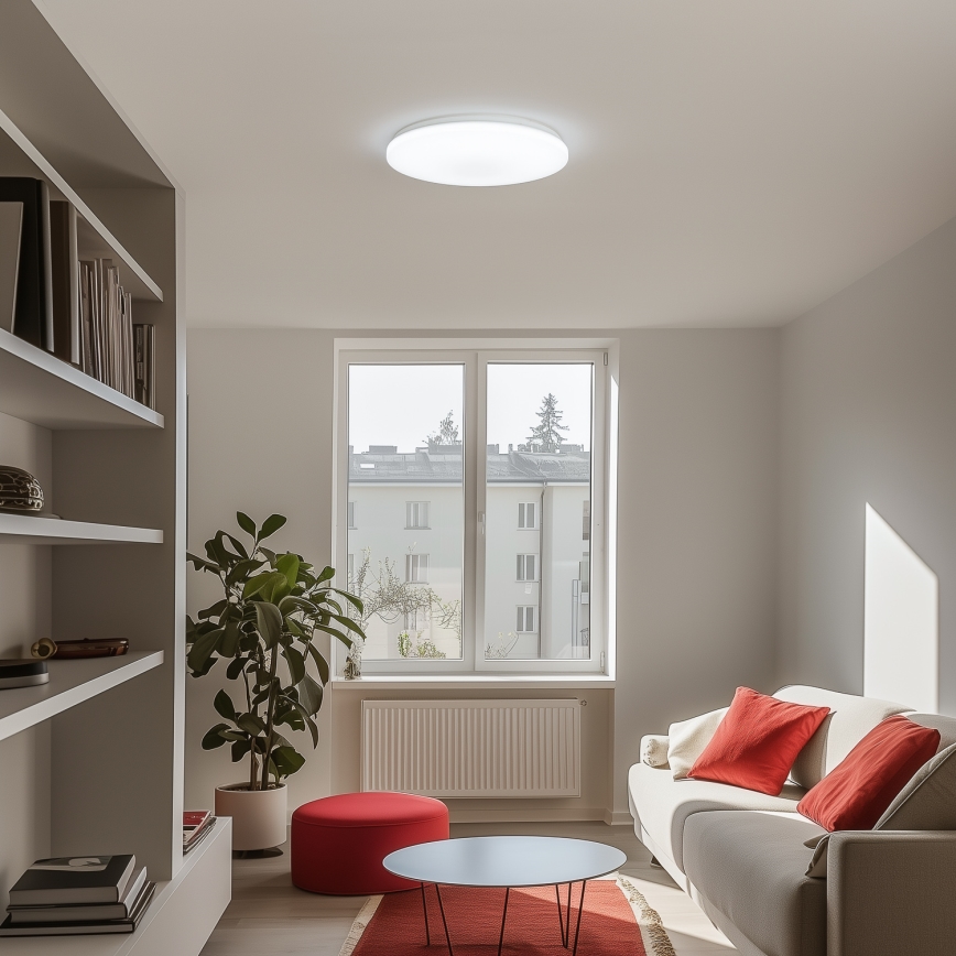 Brilagi - Dimmable LED ceiling light MILKY WAY LED/24W/230V 3000-6500K dia. 38 cm + remote control