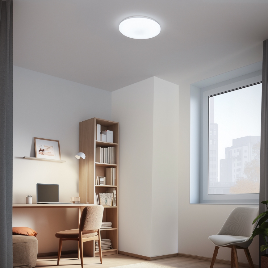 Brilagi - Dimmable LED ceiling light MILKY WAY LED/24W/230V 3000-6500K dia. 38 cm + remote control