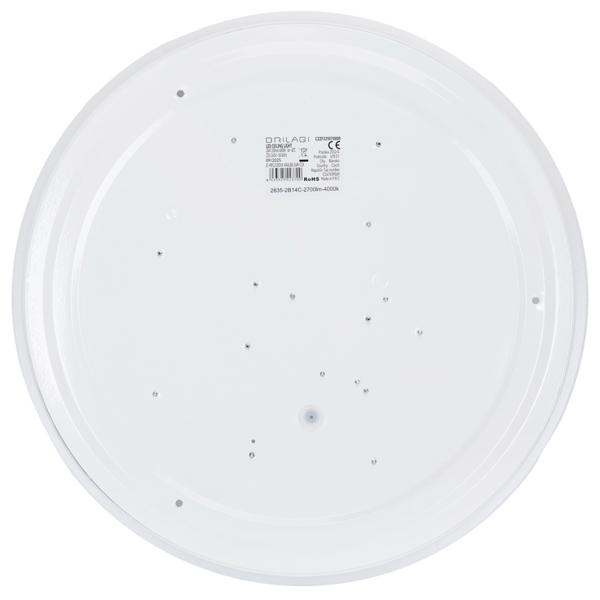 Brilagi - Dimmable LED ceiling light MILKY WAY LED/24W/230V 3000-6500K dia. 38 cm + remote control