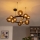 Brilagi - MILLA LED cable chandelier 15xG9/3W/230V Brown/Smoked Brown
