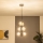 Brilagi - MILLA LED Cable Pendant 6xG9/3W/230V, Black Chrome/Gold