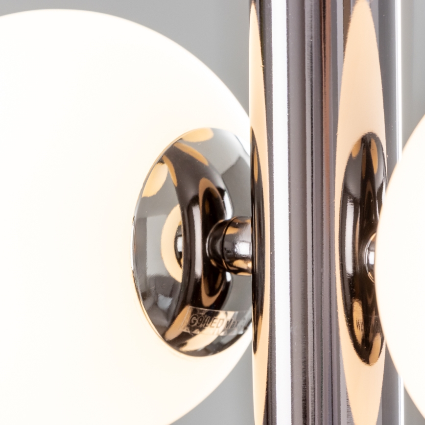 Brilagi - MILLA LED Cable Pendant 6xG9/3W/230V, Black Chrome/White