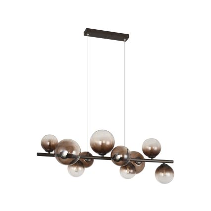 Brilagi - MILLA LED chandelier suspended on cable 10xG9/3W/230V brown/smoked brown
