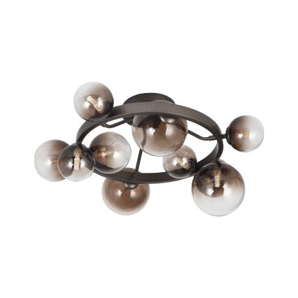 Brilagi - MILLA LED Flush-Mount Chandelier 10xG9/3W/230V, Brown/Smoked Brown