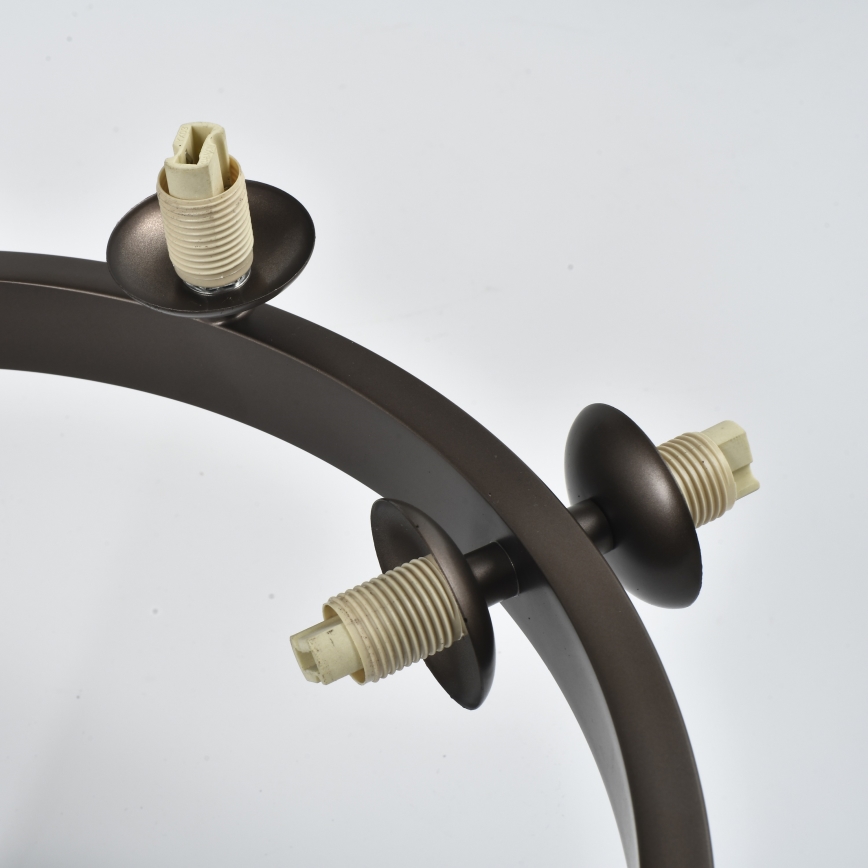 Brilagi - MILLA LED Flush-Mount Chandelier 10xG9/3W/230V, Brown/Smoked Brown