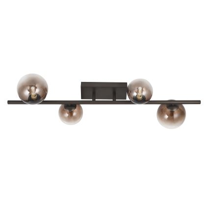 Brilagi - MILLA LED Flush-Mounted Ceiling Light 4xG9/3W/230V Brown/Smoky Brown