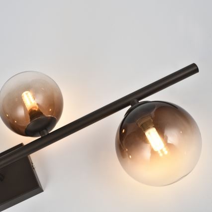 Brilagi - MILLA LED Flush-Mounted Ceiling Light 4xG9/3W/230V Brown/Smoky Brown