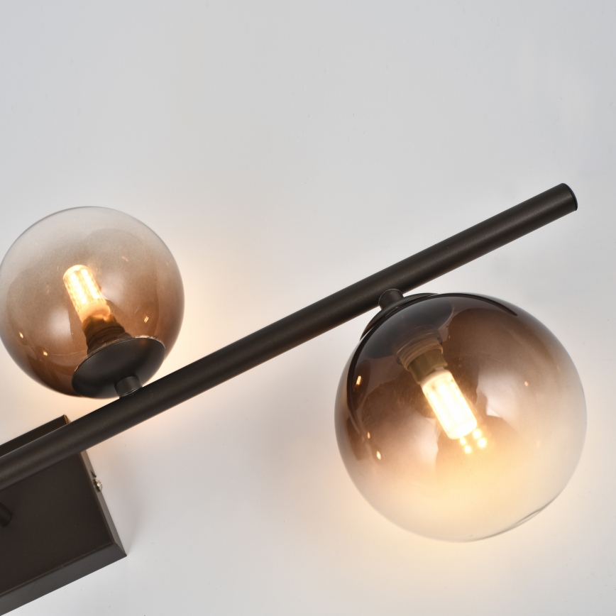 Brilagi - MILLA LED Flush-Mounted Ceiling Light 4xG9/3W/230V Brown/Smoky Brown