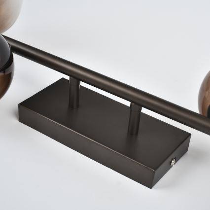 Brilagi - MILLA LED Flush-Mounted Ceiling Light 4xG9/3W/230V Brown/Smoky Brown
