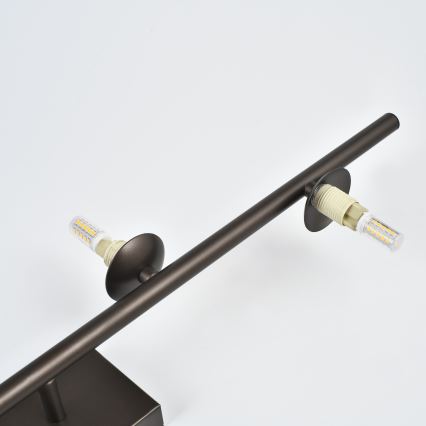 Brilagi - MILLA LED Flush-Mounted Ceiling Light 4xG9/3W/230V Brown/Smoky Brown