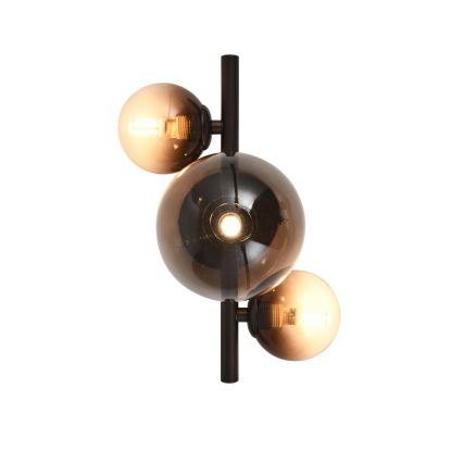 Brilagi - MILLA LED Wall Light 3xG9/3W/230V Brown/Smoked Brown