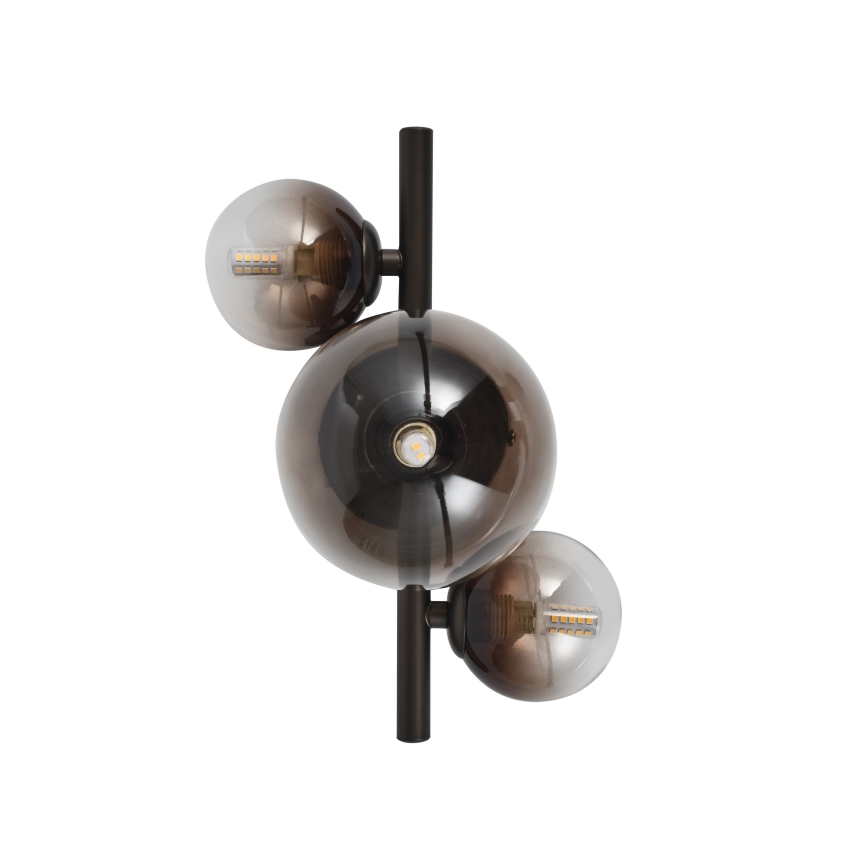 Brilagi - MILLA LED Wall Light 3xG9/3W/230V Brown/Smoked Brown