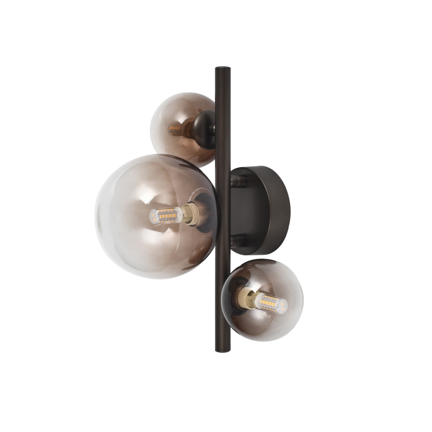 Brilagi - MILLA LED Wall Light 3xG9/3W/230V Brown/Smoked Brown