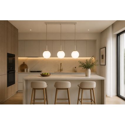 BRILAGI - MILO Cable Pendant Lamp 3xE27/60W/230V beige/gold