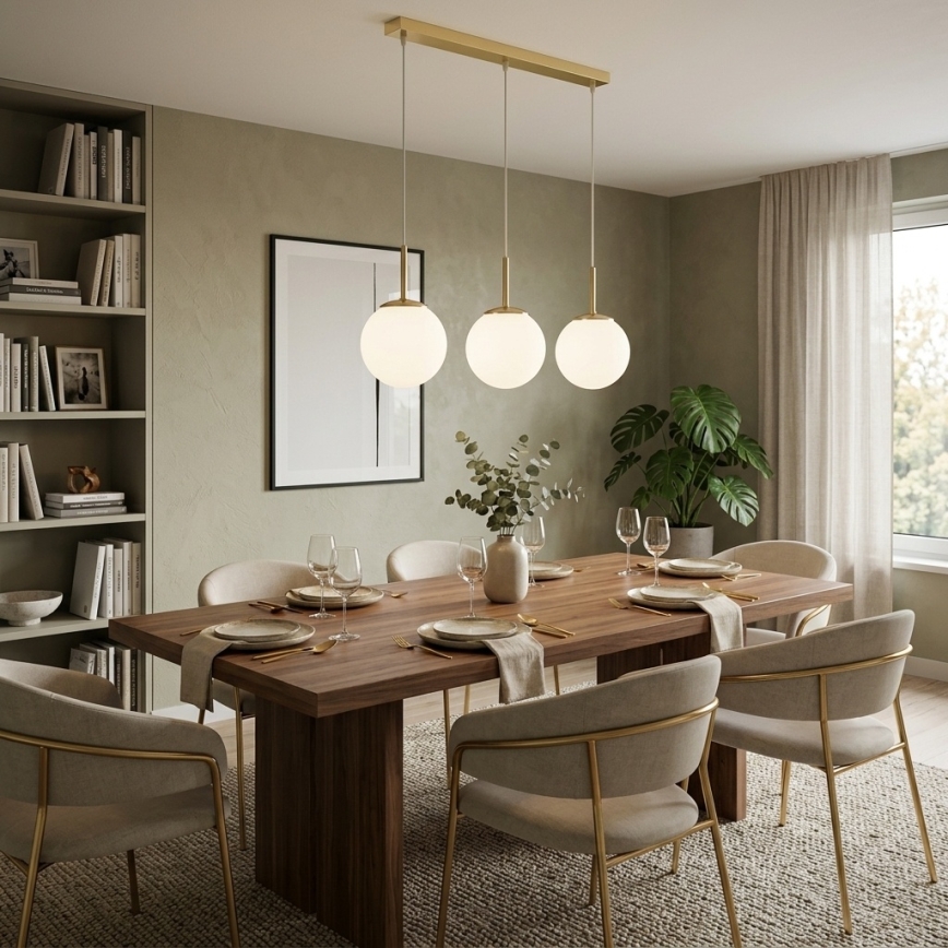BRILAGI - MILO Cable Pendant Light 3xE27/60W/230V, Gold